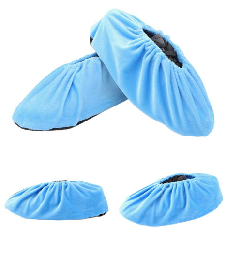 Couvre-chaussures en velours 