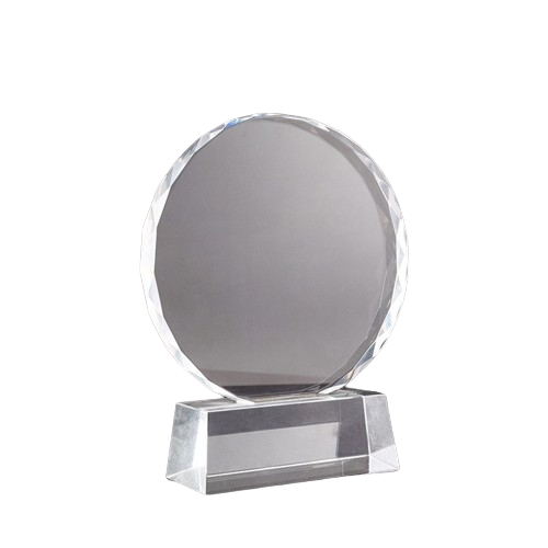 Trofeo de cristal redondo 