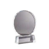 Trofeo de cristal redondo 