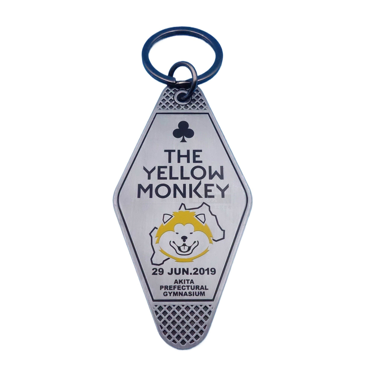 Porte-clés personnalisé en forme de diamant 