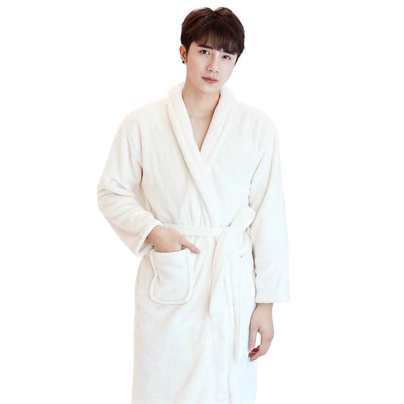 Coral Velvet Bathrobe