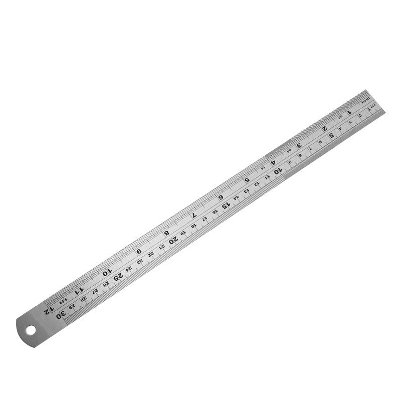 Règle en acier inoxydable de 30 cm 