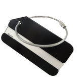 Étiquette de bagage en métal 