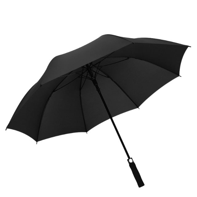 Parapluie de golf à manche droit à 8 baleines 