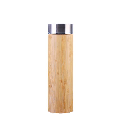 Bouteille isotherme en bambou de 500 ml 