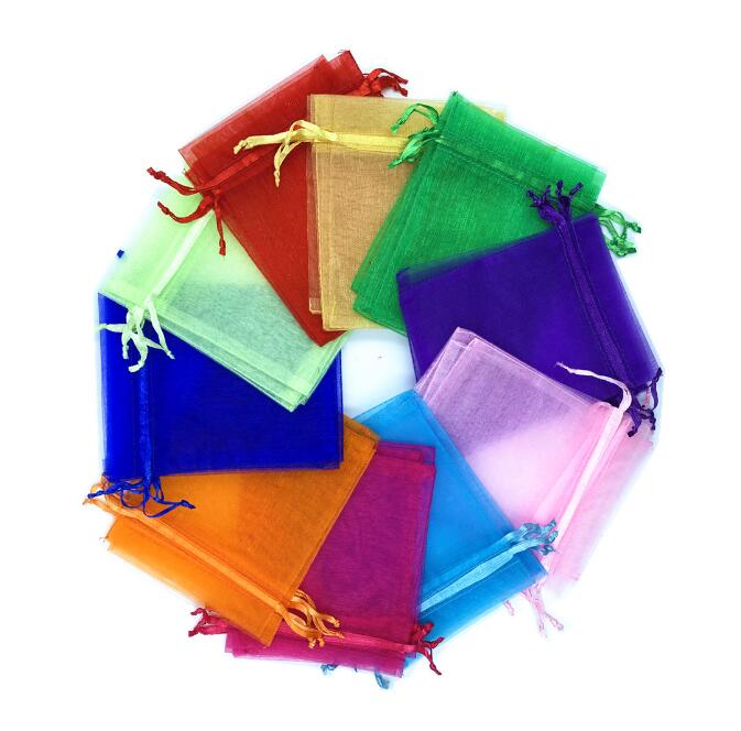 Bolsillo de organza para paquetes 