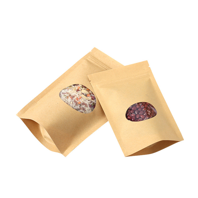 Pochette alimentaire avec fenêtre 