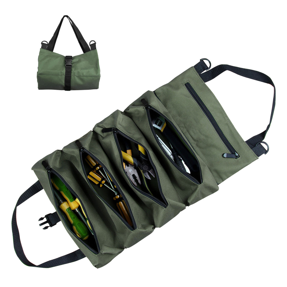 Bolsa de lona multiusos para guardar herramientas 