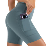 Short d'entraînement taille haute 