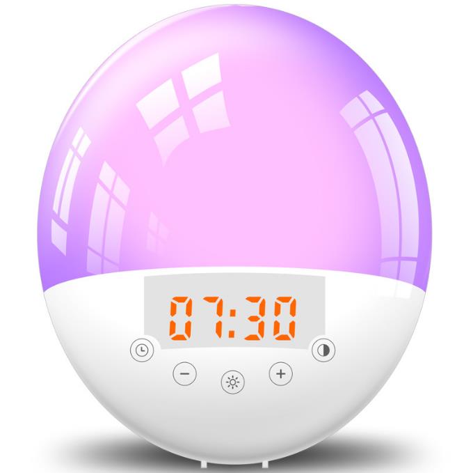 Réveil numérique avec simulation du lever du soleil 