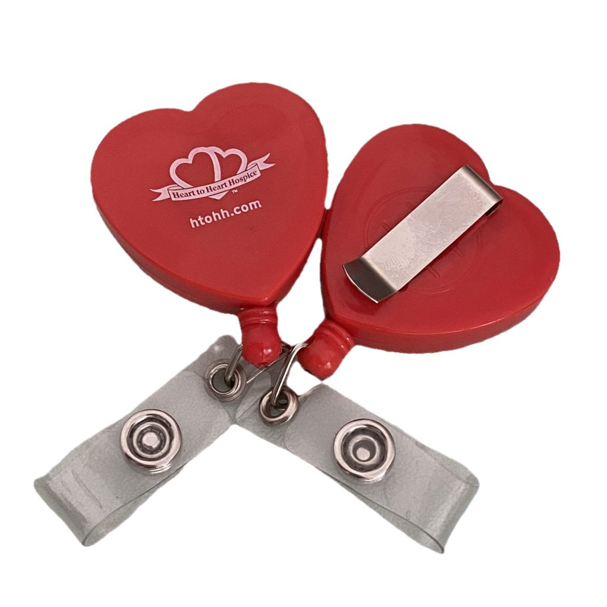 Heart Shaped Retractable Badge Reel