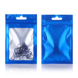 Pochette zippée mate refermable 