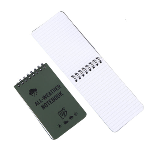 Mini bloc-notes à spirale étanche 