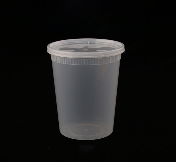 32 Oz. Plastic Disposable Food Container