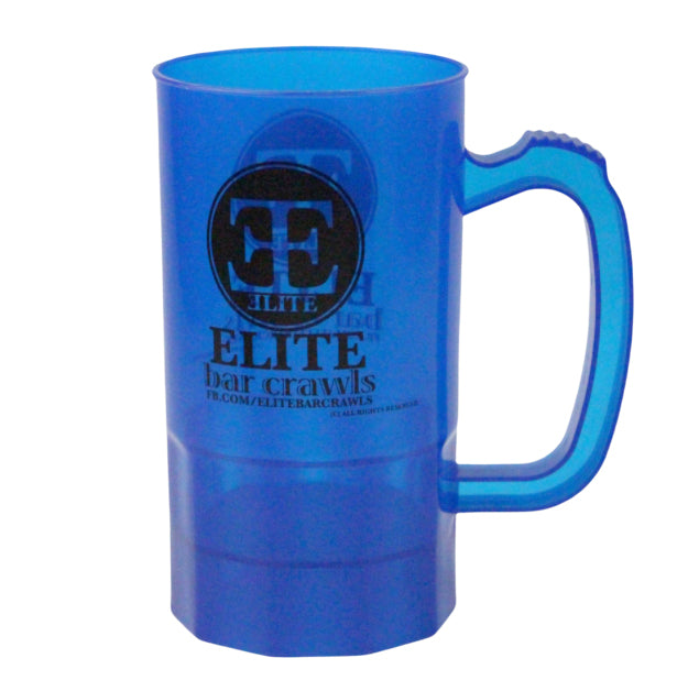 Chope à bière en plastique de 22 oz 