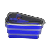 Recipiente de silicona reutilizable para almacenar pizza 