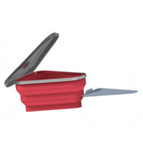 Recipiente de silicona reutilizable para almacenar pizza 