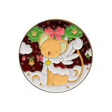 Pin con embrague de mariposa 