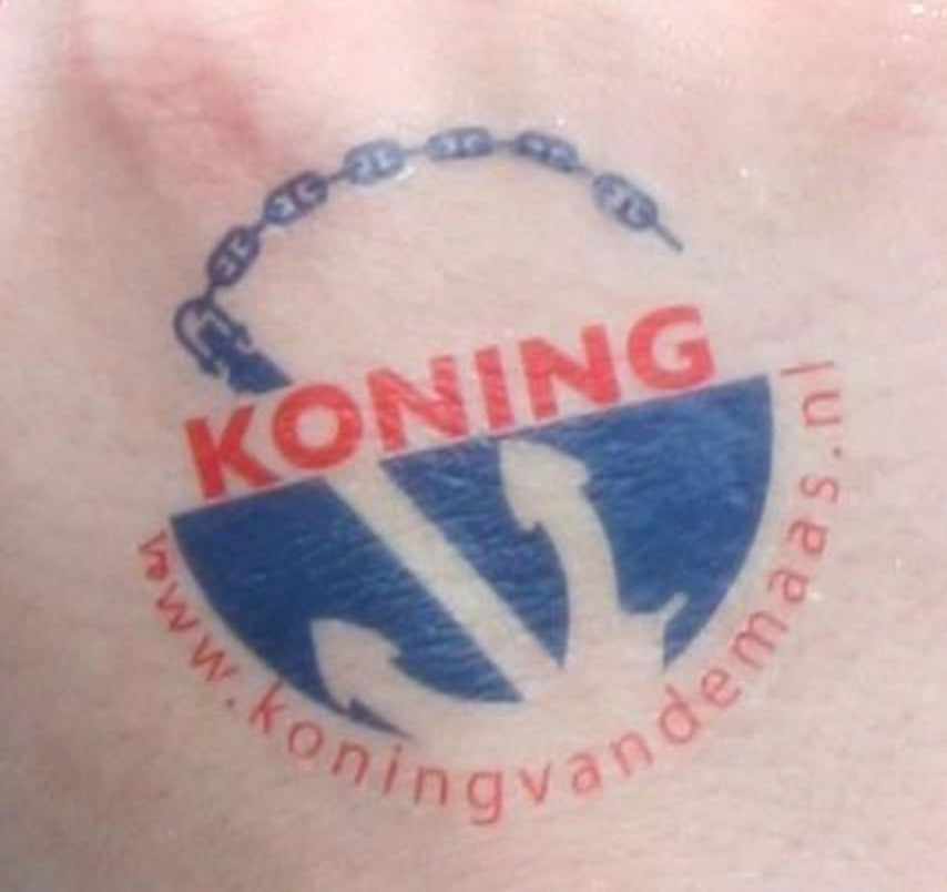 Pegatina de tatuaje sin agua de 2 x 2 pulgadas 