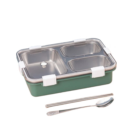 Compartment Bento Box With Utensil Set