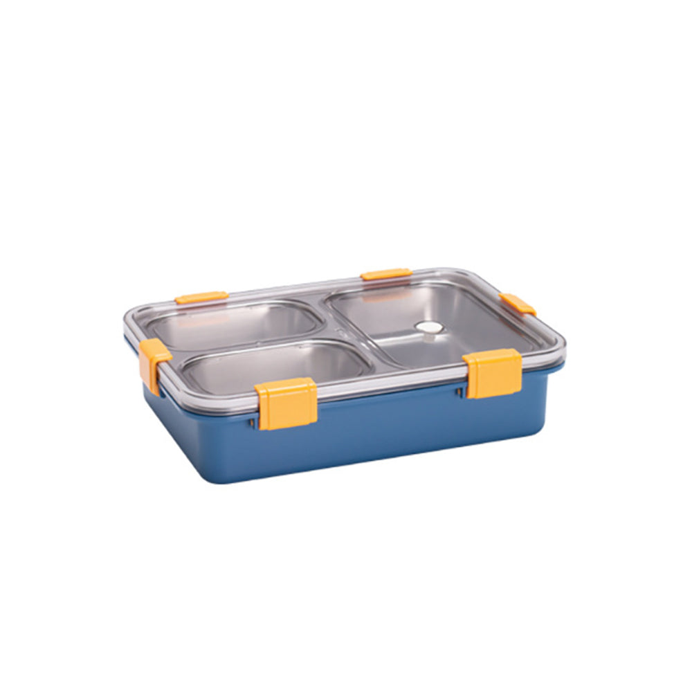Boîte à bento à compartiments avec ensemble d'ustensiles 