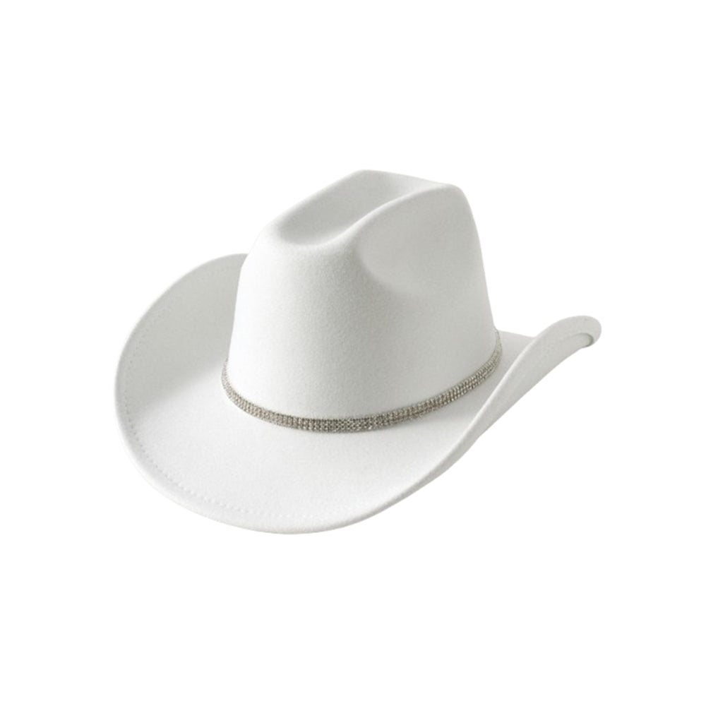 Sombrero de vaquero con ribete 