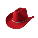 Sombrero de vaquero con ribete 