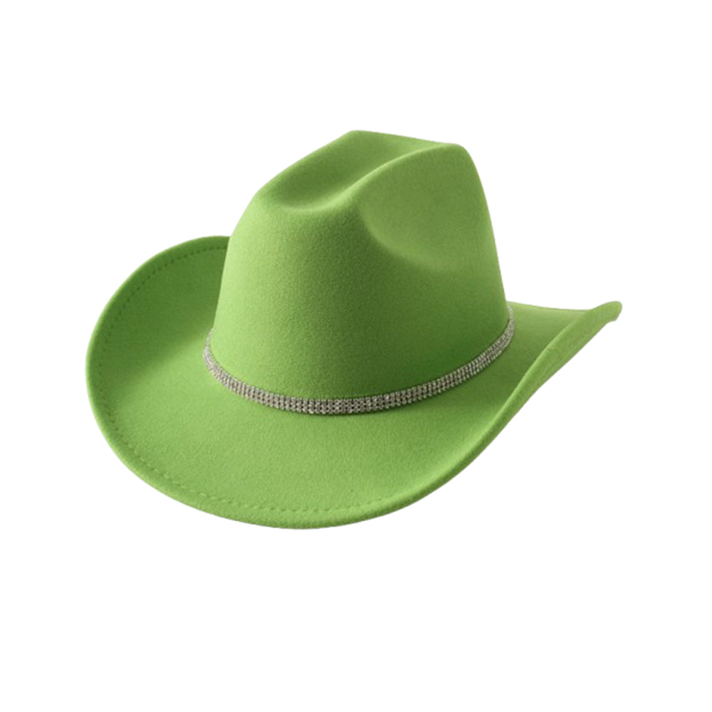 Sombrero de vaquero con ribete 