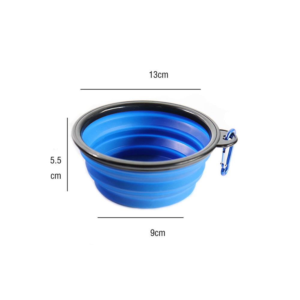 Gamelle pliable en silicone pour animaux de compagnie 