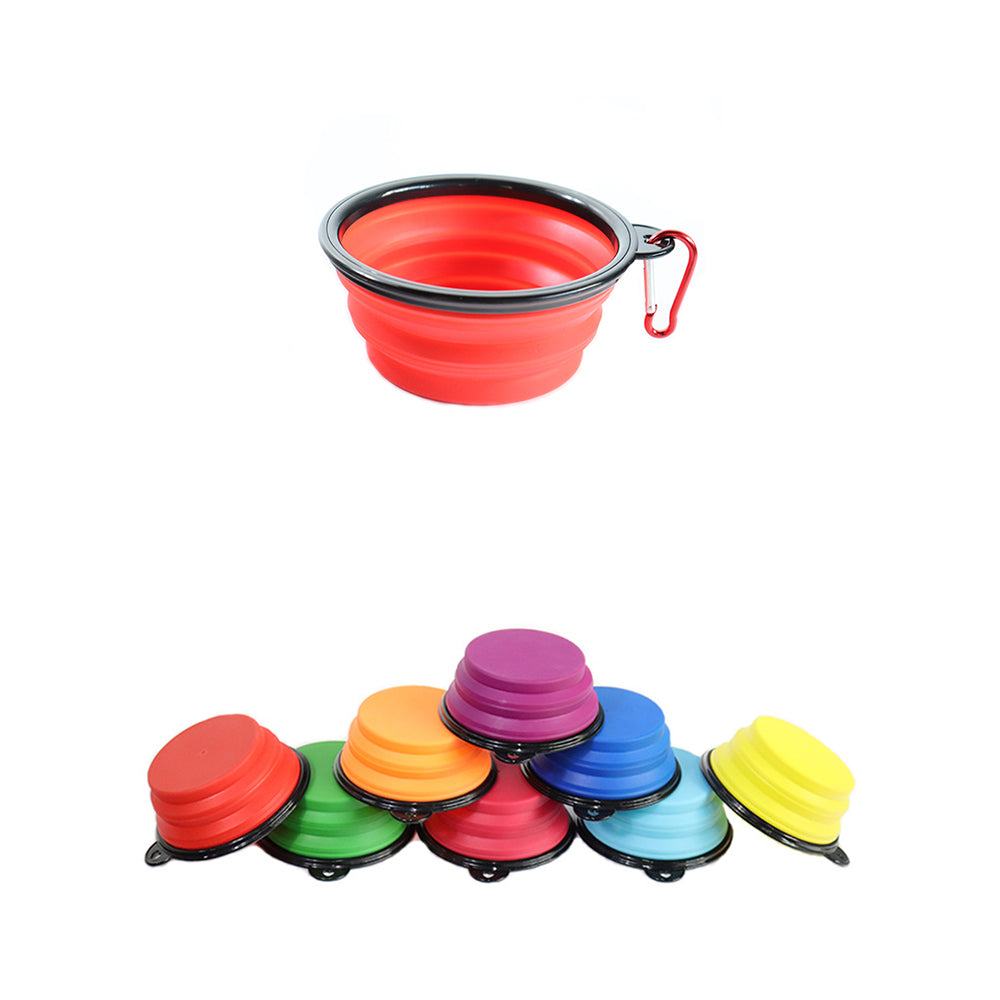 Gamelle pliable en silicone pour animaux de compagnie 