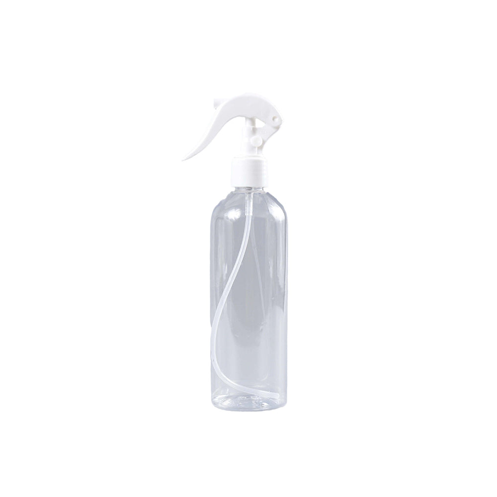 Botella pulverizadora de plástico transparente de 350 ml 