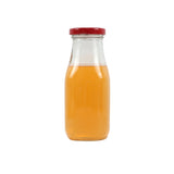 Botella promocional de vidrio transparente de 500 ml 