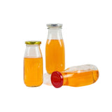 Botella promocional de vidrio transparente de 500 ml 