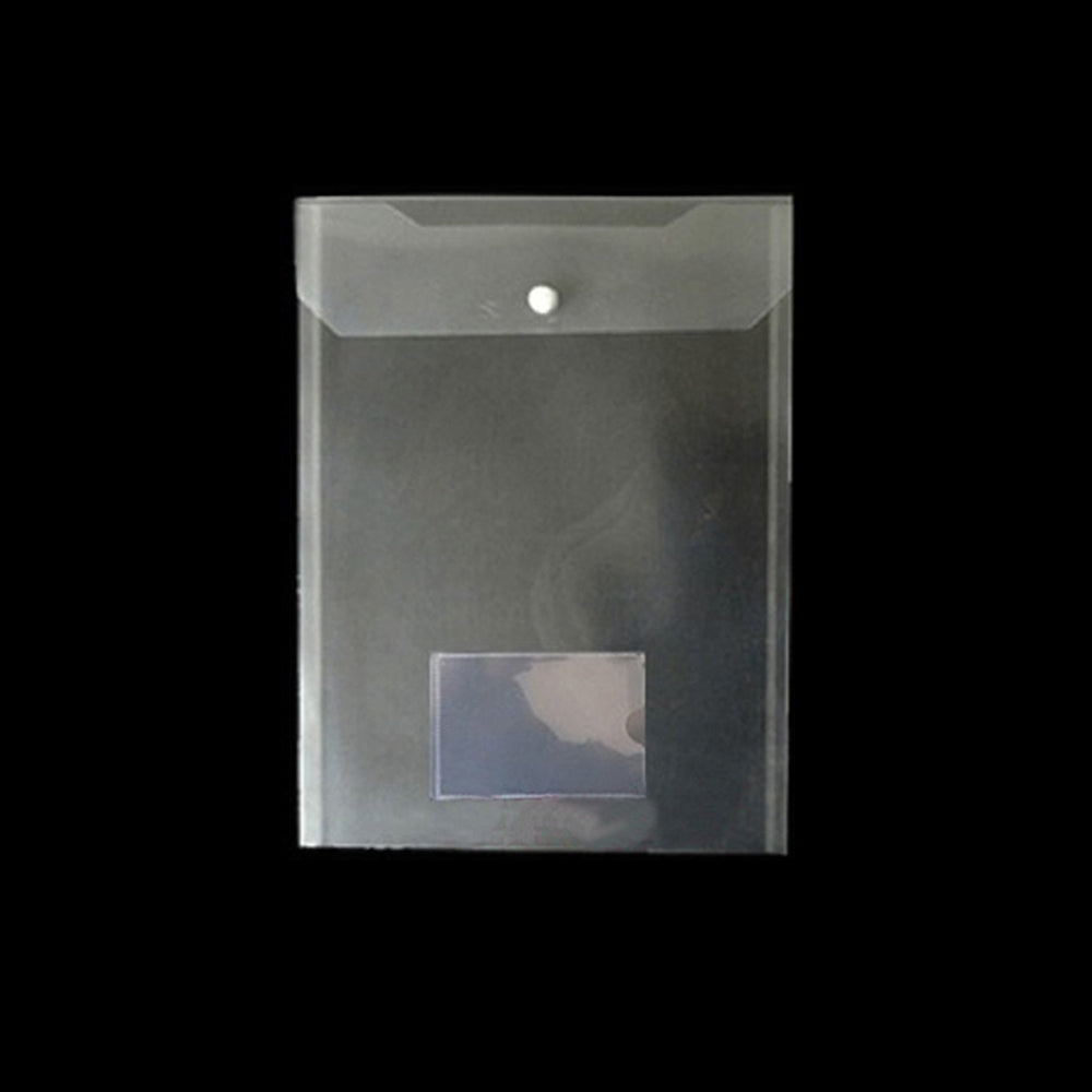 Premium A4 Plastic Snap-button Document Folder