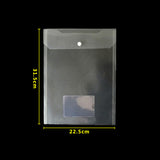 Premium A4 Plastic Snap-button Document Folder