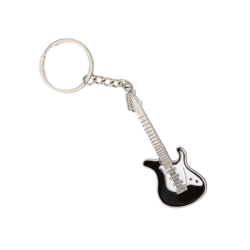 Metal Guitar Keychain