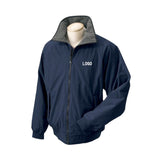 Custom Promotional Water-repellent Nylon & Fleece-lined Jacket