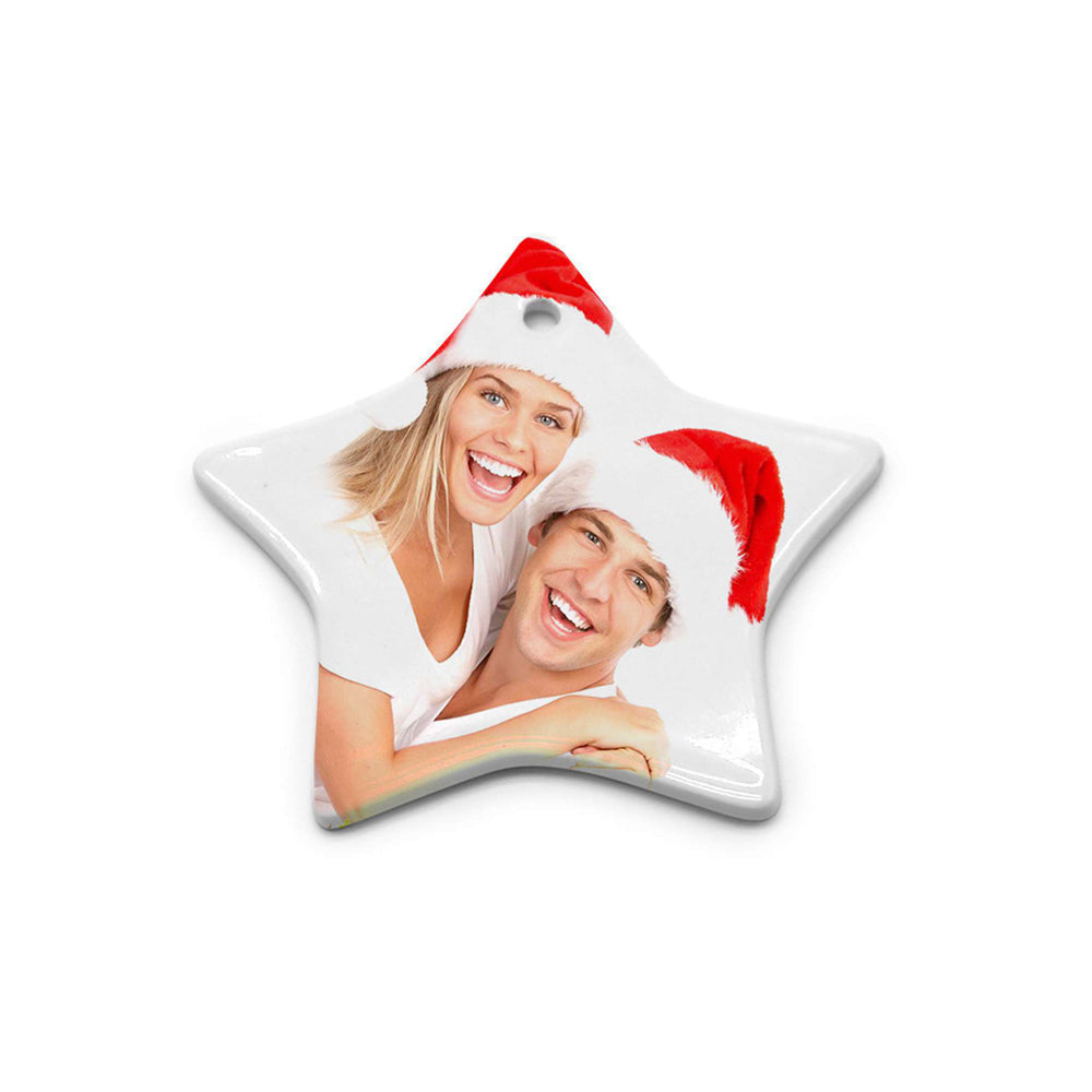 Five-point Star Ceramic Christmas Ornament
