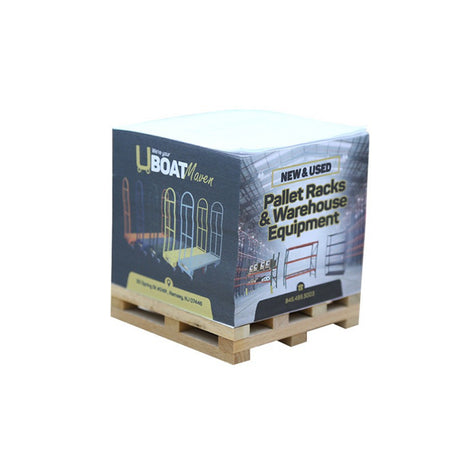 Sticky Note Set With Wooden Holder