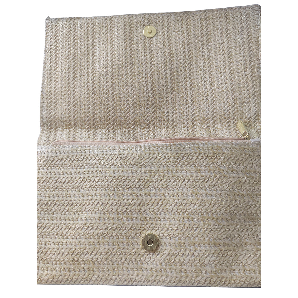 Eco-friendly Faux Straw Coin Purse