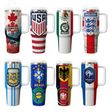 World Cup 40oz Stainless Steel Insulated Car Tumbler