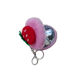 Strawberry Plush Makeup Mirror