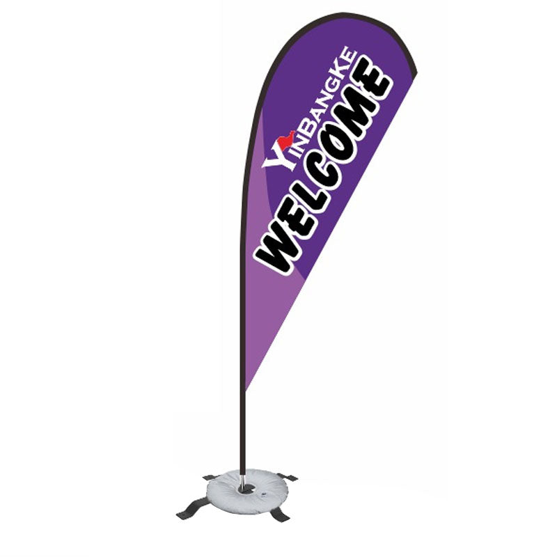 3.4m P Shape Feather Flag