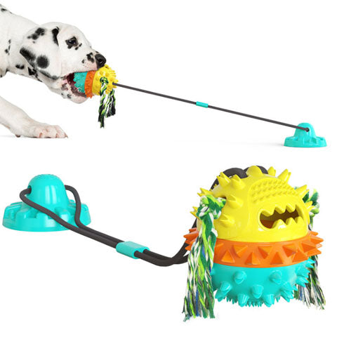 Jouet à mâcher à ventouse pour chien 