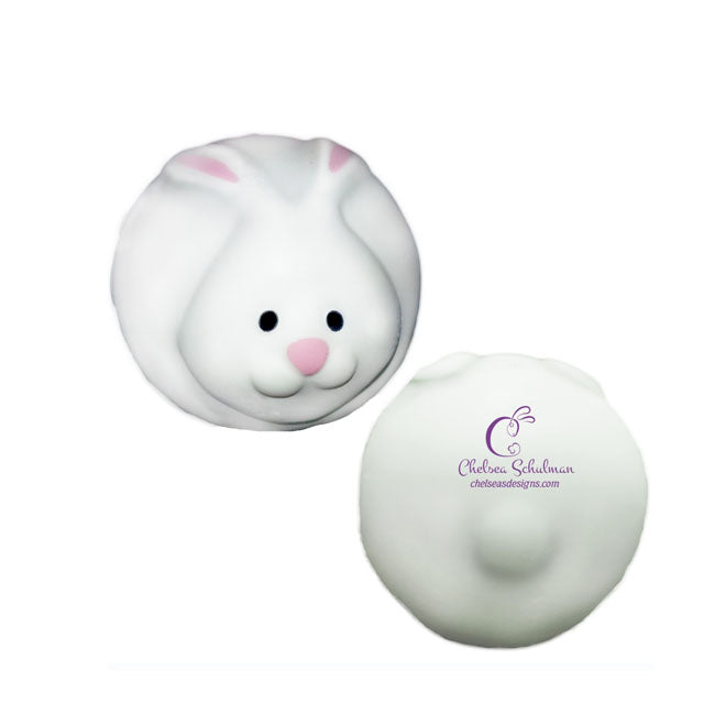 Balle anti-stress lapin blanc 