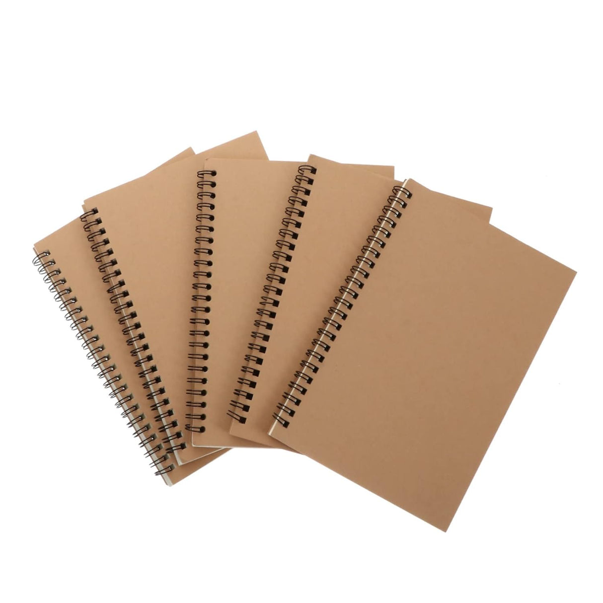Carnet de notes en papier kraft à spirale 