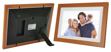 Touch Screen Wooden Digital Photo Frame