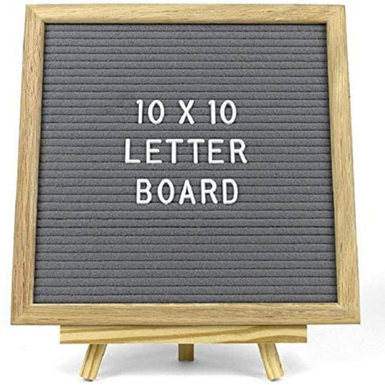 Cipher Wood Frame With Plastic Letter Boa