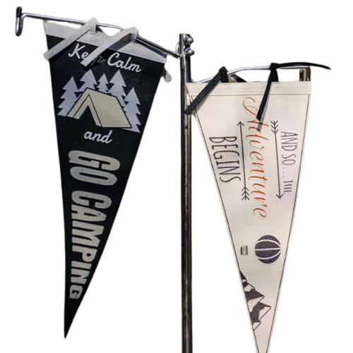 Drapeau triangulaire en feutre de couleur 
