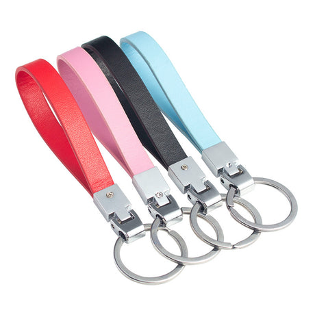 Faux Leather Keyring